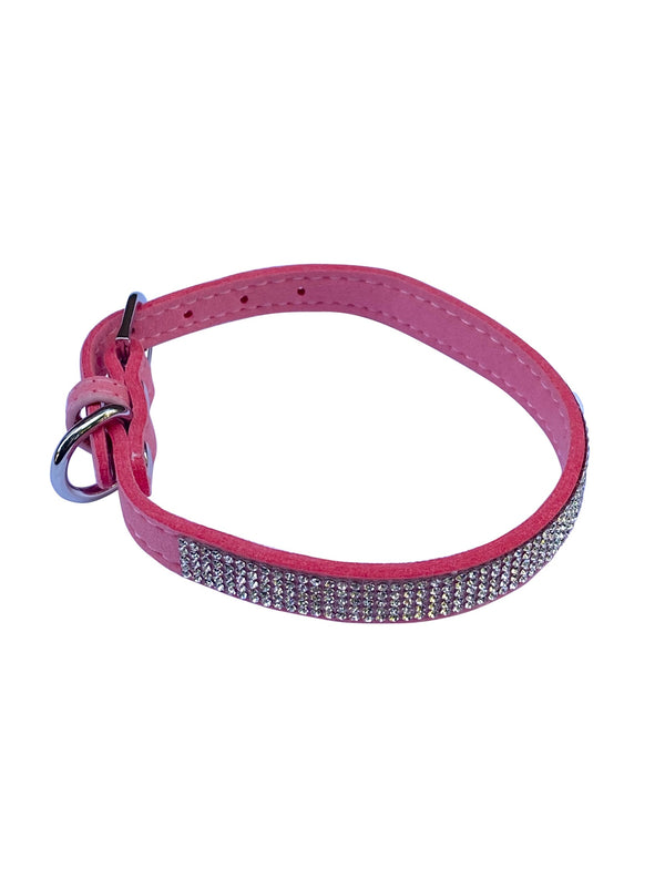 Bling Bling 5 Row Dog Collars, Red