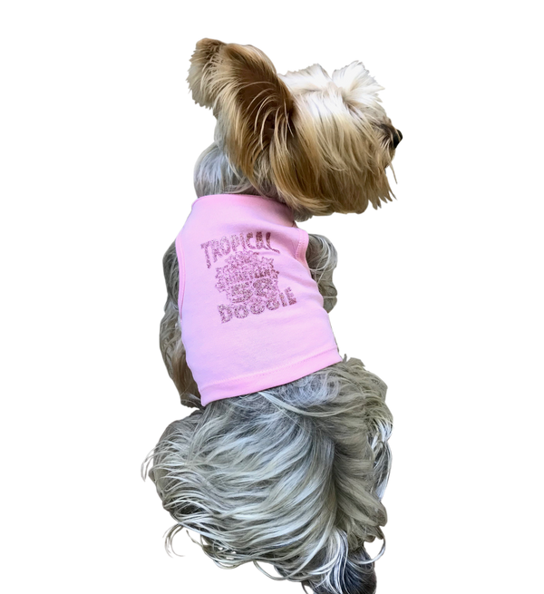 Tropical Dog Tank, Pink