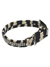 Glamour Girl Ultrasuede Collar w/ Swarovski Crystal, Zebra