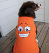 Happy Face Dog Shirt - Sunset Orange