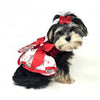 Holiday Dog Harness Dress - Candy Canes