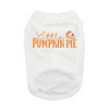 Little Pumpkin Pie Dog Shirt - White