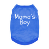 Mama's Boy Dog Shirt - Blue