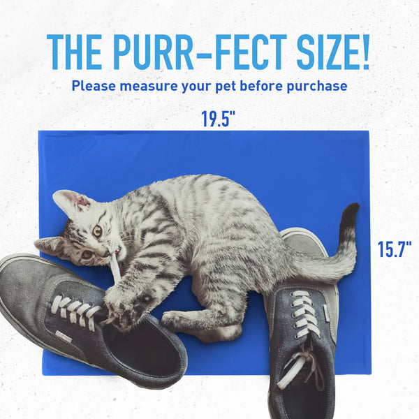 Self-Cooling Gel Pet Mat – Foldable & Non-Toxic