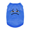 Sad Face Dog Shirt - Nautical Blue