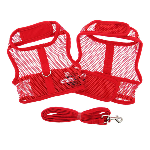 Step-In Dog Harness & Leash Set – Lightweight Mesh Choke-Free