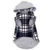 Weekender Hoodie - Black & White Plaid Flannel