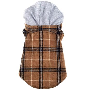 Weekender Hoodie - Brown & Black Plaid Flannel