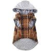 Weekender Hoodie - Brown & Black Plaid Flannel