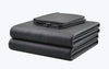 Iced Sheet and Pillowcase Set Charcoal