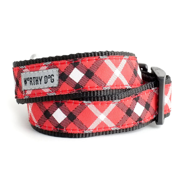 Bias Plaid Collar