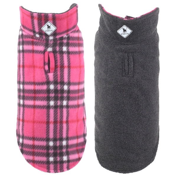 Fargo Fleece Dog Jacket – Cozy, Stylish & Easy to Wear