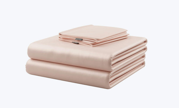 Iced Sheet and Pillowcase Set Blush