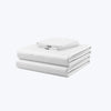 Iced Sheet and Pillowcase Set White