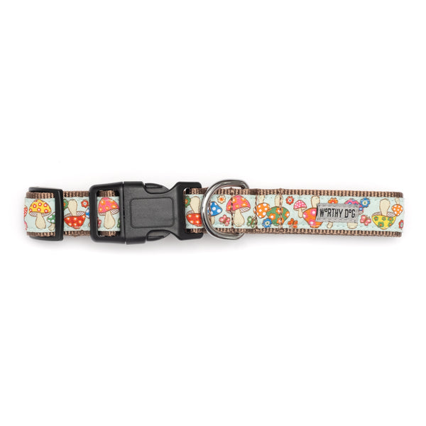 Mushrooms Walk Set – Collar & Leash