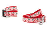Cherries Jubilee Walk Set – Collar & Leash
