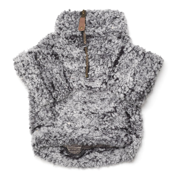 Wubby Fleece Quarter-Zip Pullover for Dogs