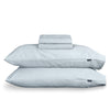 Light Blue Hush Cotton Sheet and Pillowcase Set