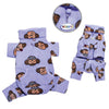 Silly Monkey Fleece Dog Pajamas – Warm Turtleneck Bodysuit