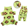 Silly Monkey Fleece Dog Pajamas – Warm Turtleneck Bodysuit