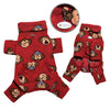 Silly Monkey Fleece Dog Pajamas – Warm Turtleneck Bodysuit