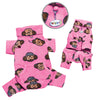 Silly Monkey Fleece Dog Pajamas – Warm Turtleneck Bodysuit