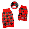 Argyle Dog Turtleneck Sweater