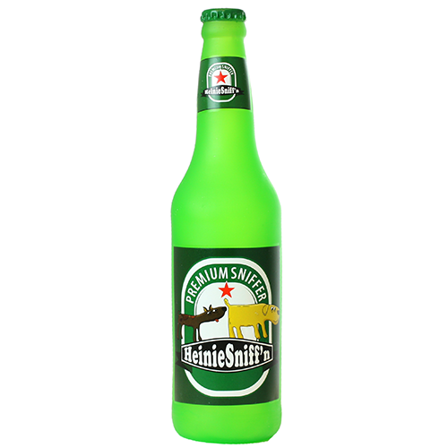 Silly Squeaker Beer Bottle Heinie Sniffn