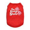 The Aloha State Dog Shirt - Red