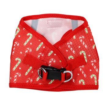 American River Choke Free Dog Harness Holiday Collection - Candy Canes