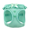 American River Choke Free Dog Harness Polka Dot Collection - Teal Polka Dot