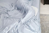 Iced Sheet and Pillowcase Set Arctic Blue
