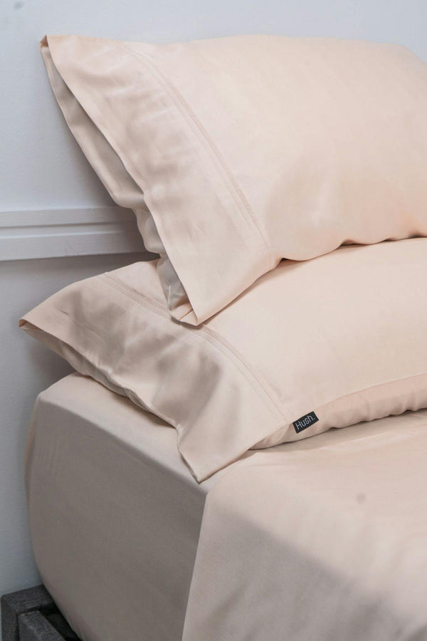 Iced Sheet and Pillowcase Set Blush