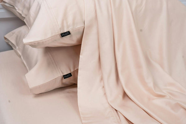 Iced Sheet and Pillowcase Set Blush