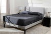 Iced Sheet and Pillowcase Set Charcoal