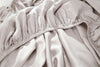 Iced Sheet and Pillowcase Set Grey