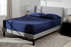Iced Sheet and Pillowcase Set Navy