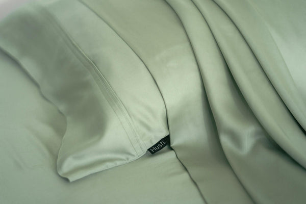 Iced Sheet and Pillowcase Set Sage
