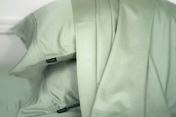 Iced Sheet and Pillowcase Set Sage