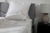 Iced Sheet and Pillowcase Set White