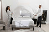 Iced Sheet and Pillowcase Set White
