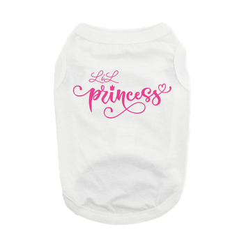 Lil Princess Dog Shirt - White