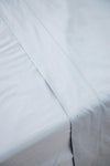 Light Blue Hush Cotton Sheet and Pillowcase Set