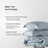 Bamboo Duvet Cover Set - Light Blue