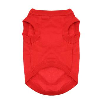 Cotton Dog Tank - Flame Scarlet Red