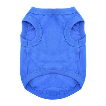 Cotton Dog Tank - Nautical Blue