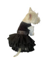 Holiday Party Girl Black Velvet Fufu Tutu