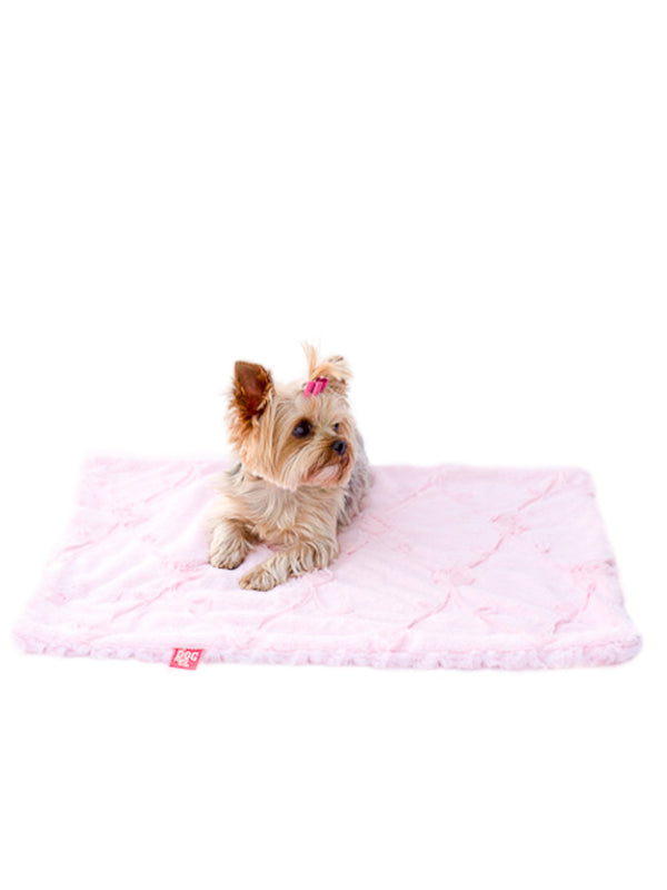 Small Blanket, Embroidered Roses, 20"x30"