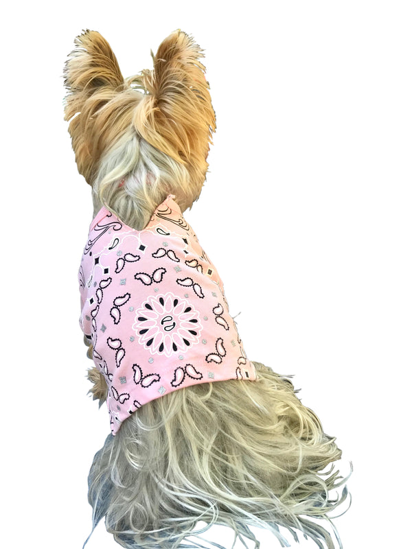 Bandana Tee, Light Pink