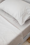 Light Grey Hush Cotton Sheet and Pillowcase Set